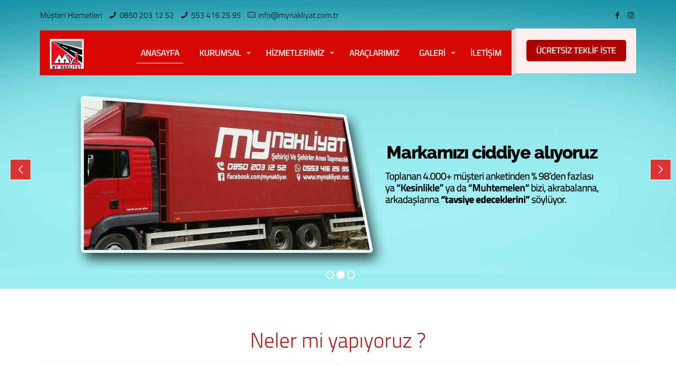 My Nakliyat Izmir Evden Eve Nakliyat