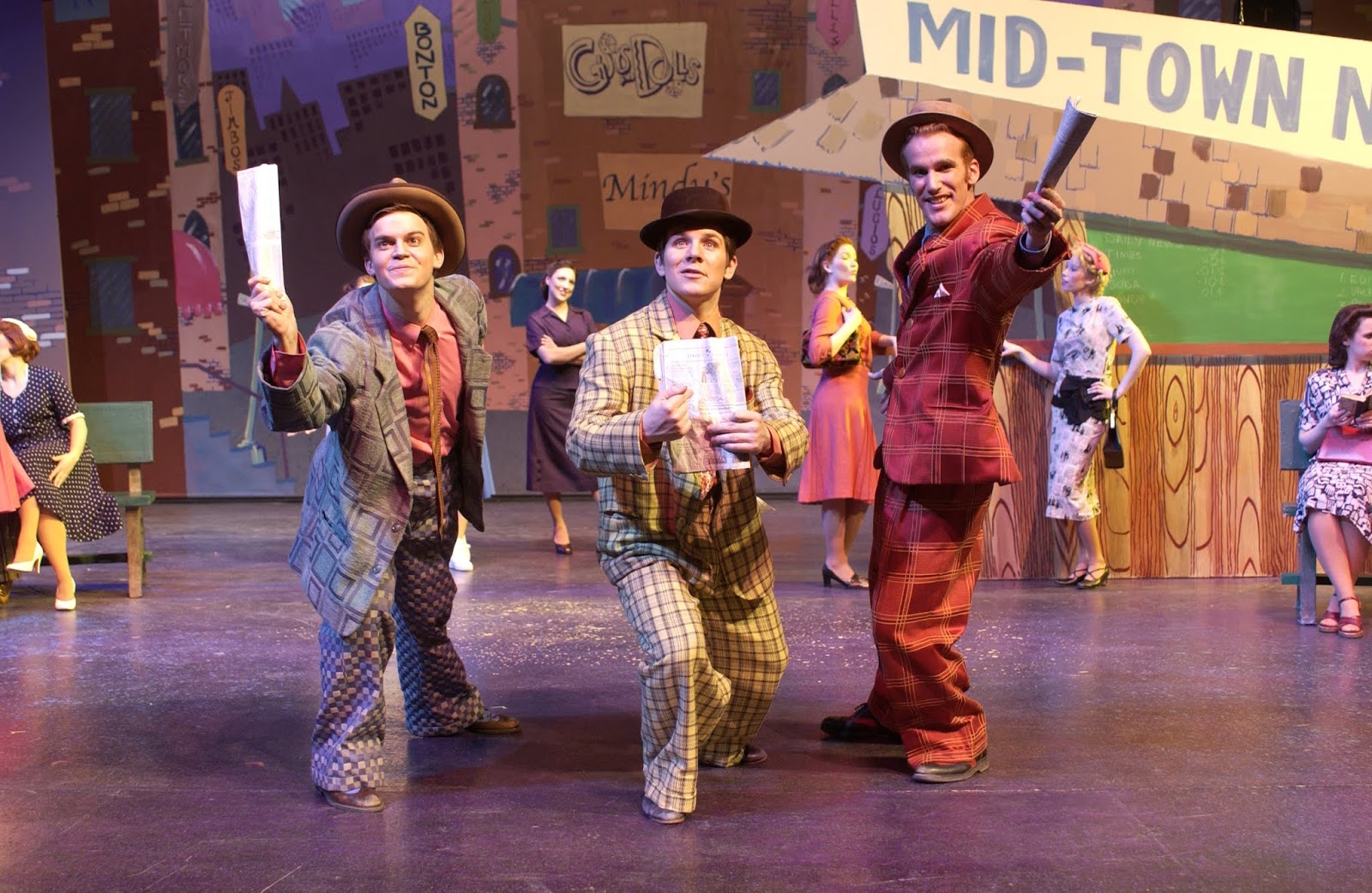 The Theatrical Designs of Gary Benson Guys and DollsSet and Costume Design