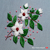 Tiny white hand embroidered flower easy way, So attractive hand embroidery white flower