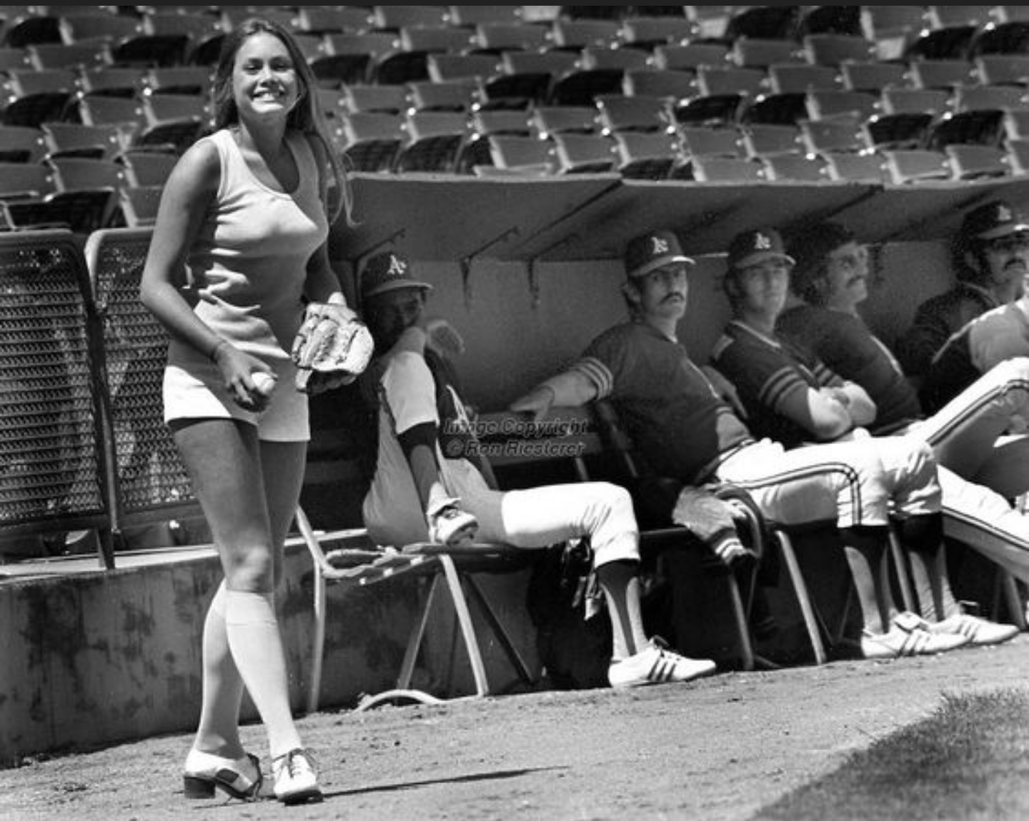 The 1970's Oakland A's Ball Girls (MLB's First)