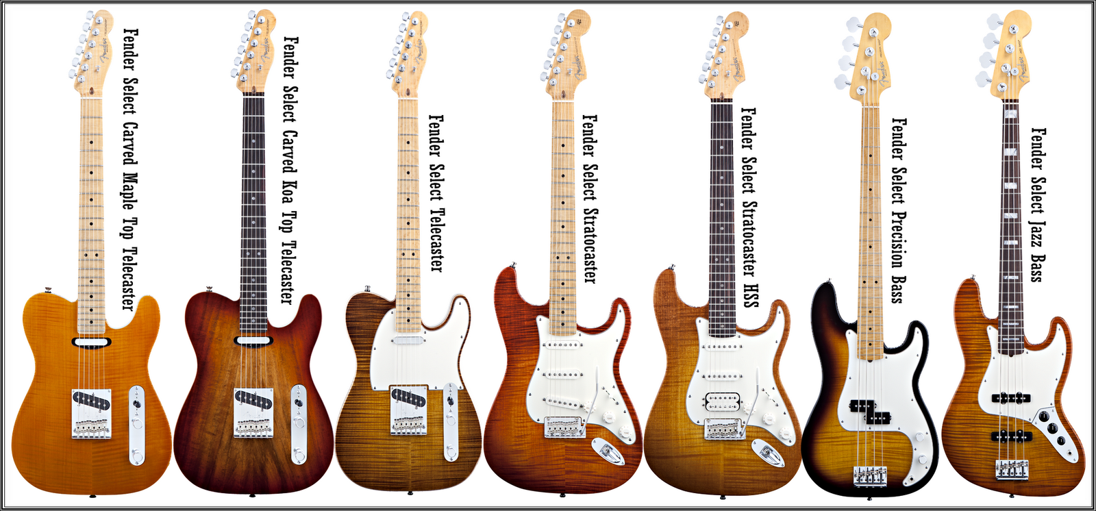 Guitars blog Fender Select Series