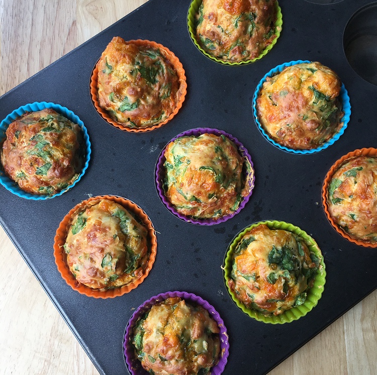 Cheese & Spinach Muffins All About Kids
