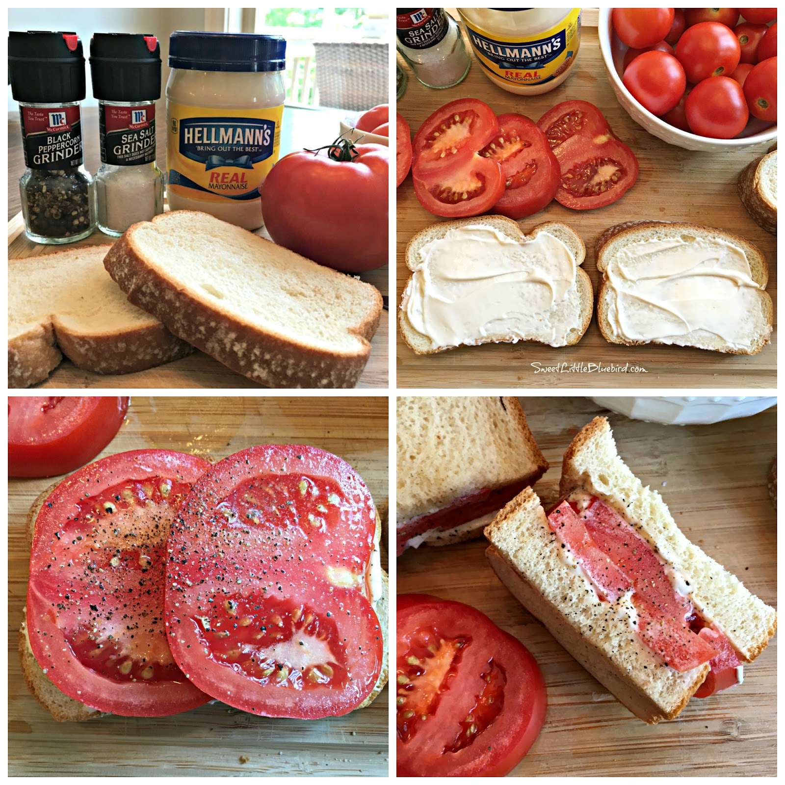 The Tomato Sandwich - Summer&amp;#39;s Best Sandwich - Sweet Little Bluebird