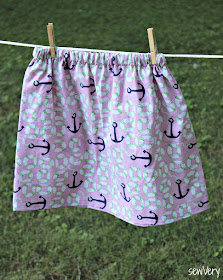 sewVery: sewVery Simple One Seam Skirt Tutorial
