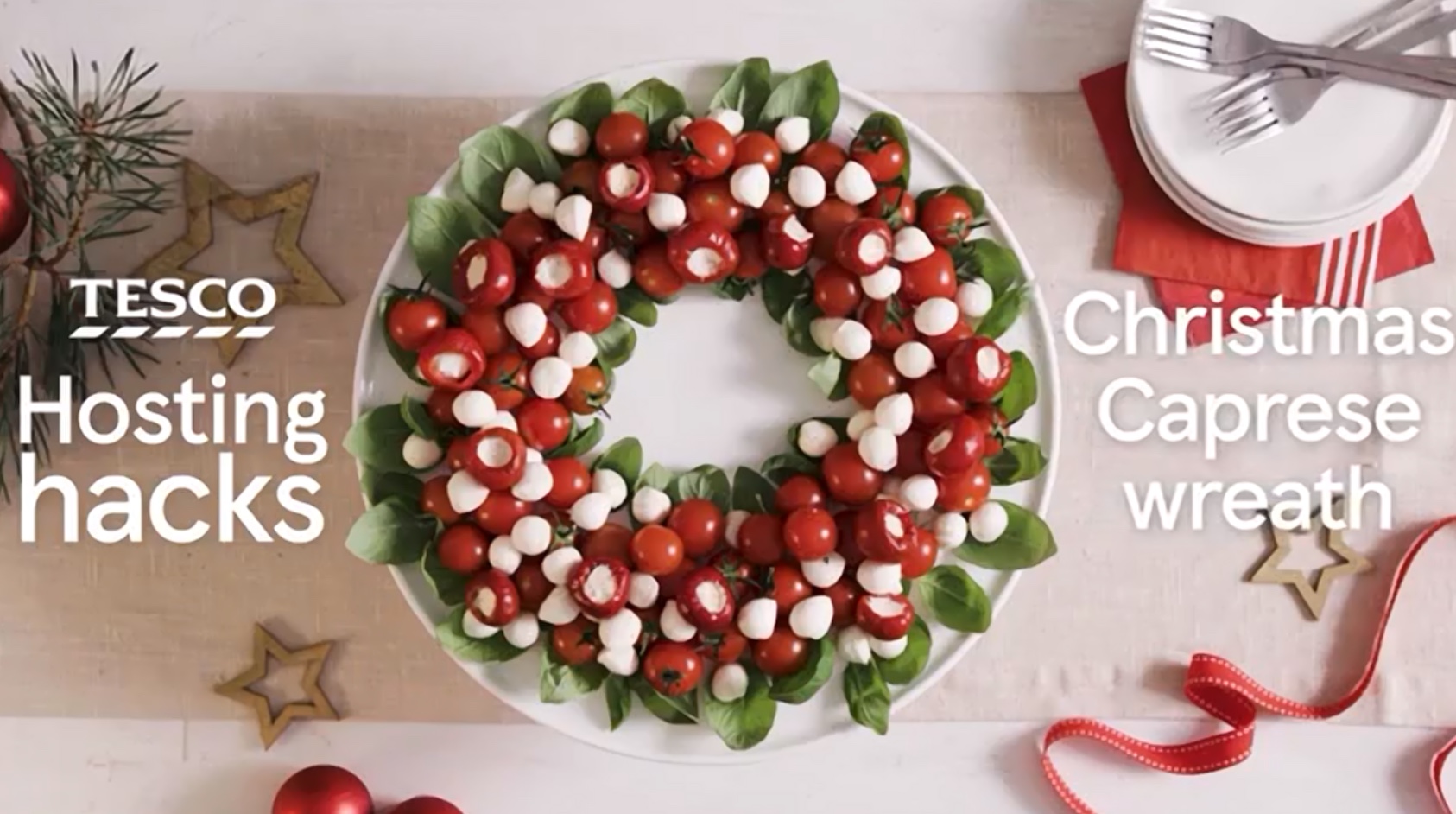 It's A Ruby And Pearl Christmas Thing Christmas Caprese Wreath