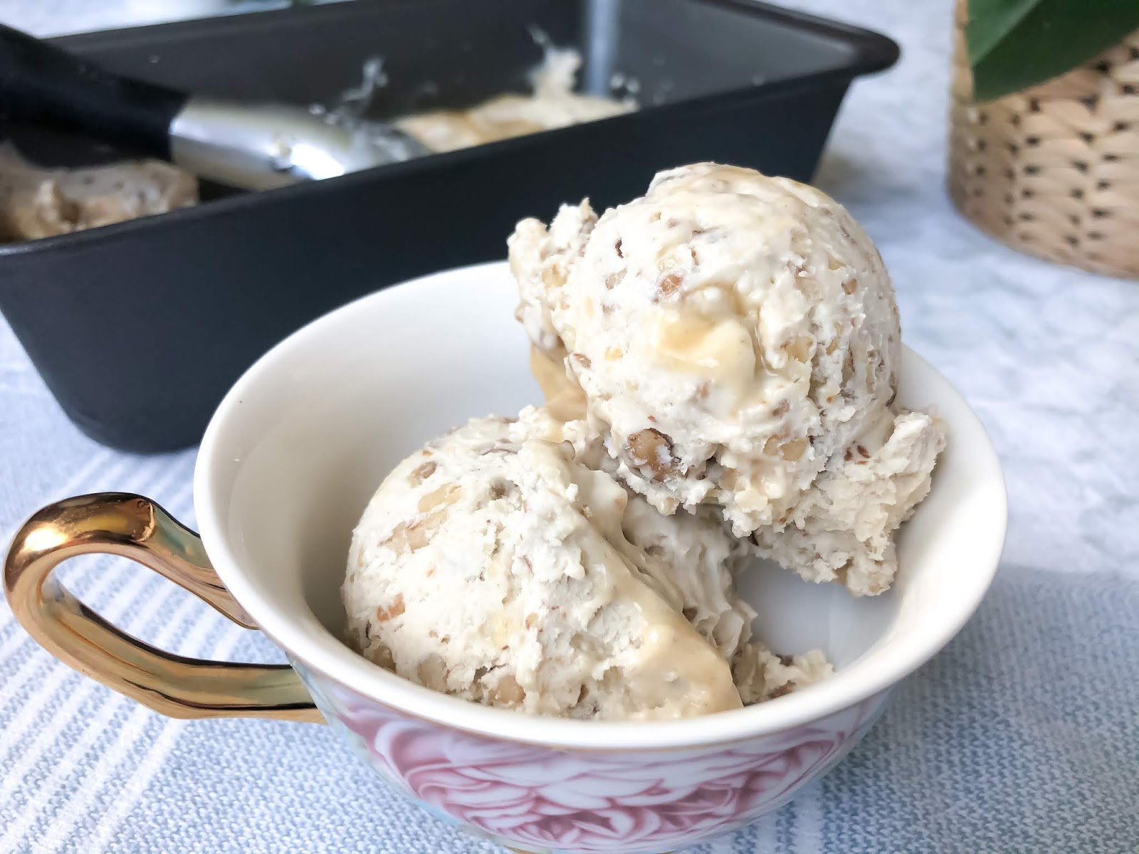 Maple Walnut Ice Cream – The Home Baked Vegan