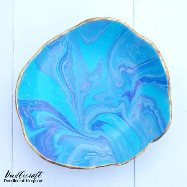 EasySculpt Resin Ring Dish with Marbled Finish DIY