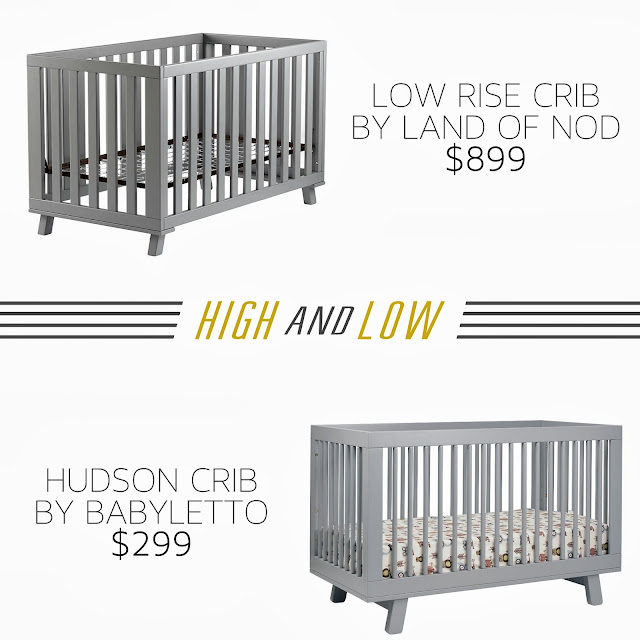 SIFT and SCOUT High and Low Modern Cribs