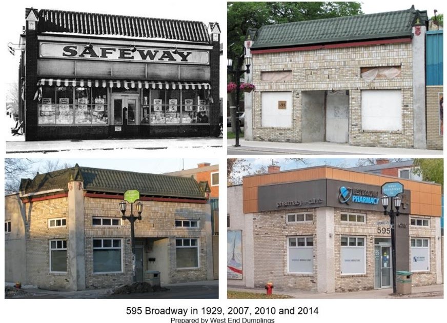 Winnipeg Places 595 Broadway Safeway / Ting Tea Room