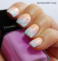 In SAMazement: Sunset Ombré Aztec Nail Art Tutorial