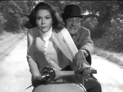 Diana Rigg and Patrick Macnee in "The Avengers"