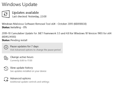 Cara Menonaktifkan Windows Update Automatic di Windows 7, 8, dan 10