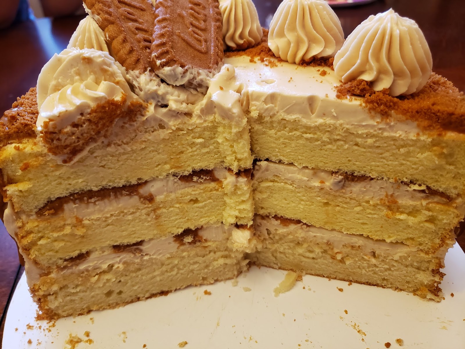 Kristy's Corner Biscoff Speculoos Cake