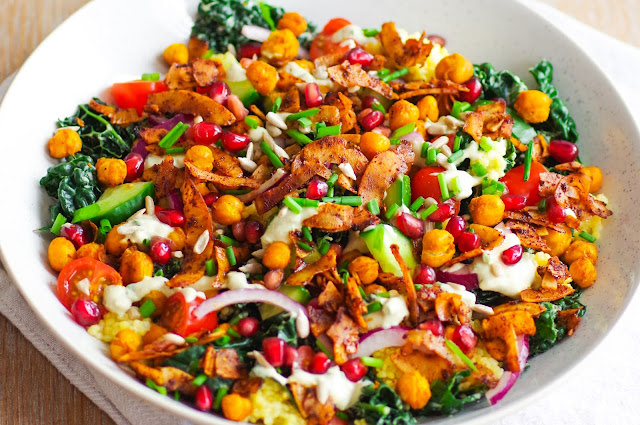 Turmeric Chickpea & Millet Salad |Euphoric Vegan
