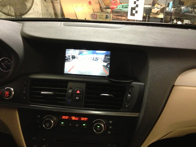 Hurleys Auto Audio: BMW X3 for Back-up Camera and Parking Sensors
