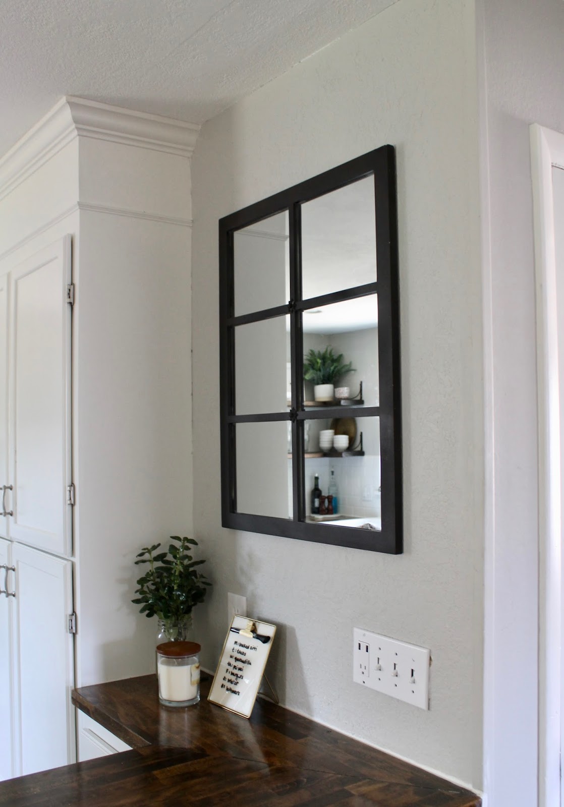 Wonderfully Made Why I put a mirror in our kitchen!