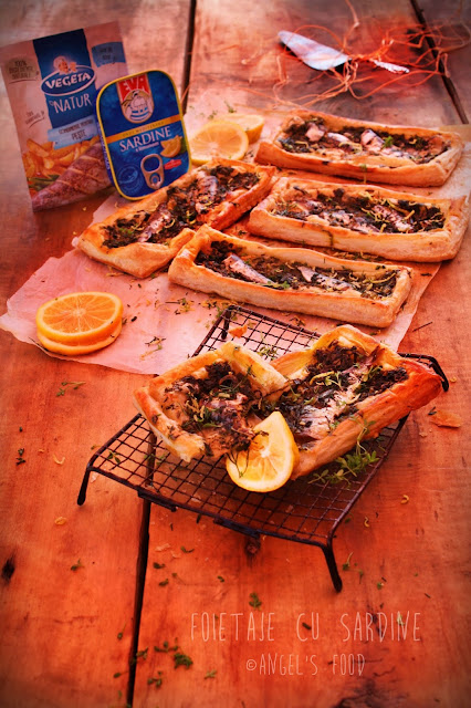 Foietaj cu sardine și lămâie 🍋~ Podravka