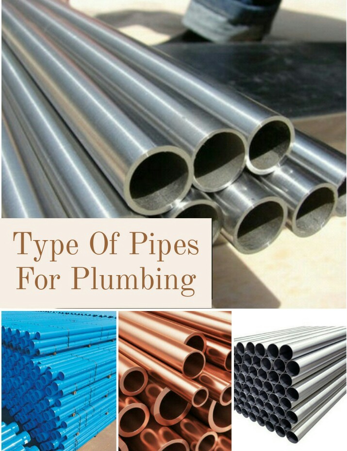 Types Of Pipes Used In Water Supply System/Plumbing