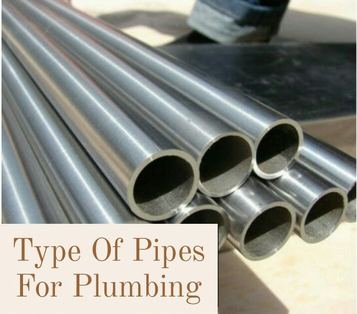 Types Of Pipes Used In Water Supply System/Plumbing