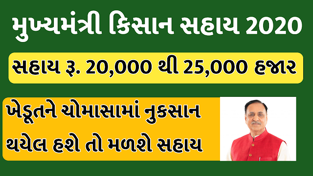 Mukhyamantri Kisan Sahay Yojana Gujarat Farmer Registration 2020 Kharif Online Application