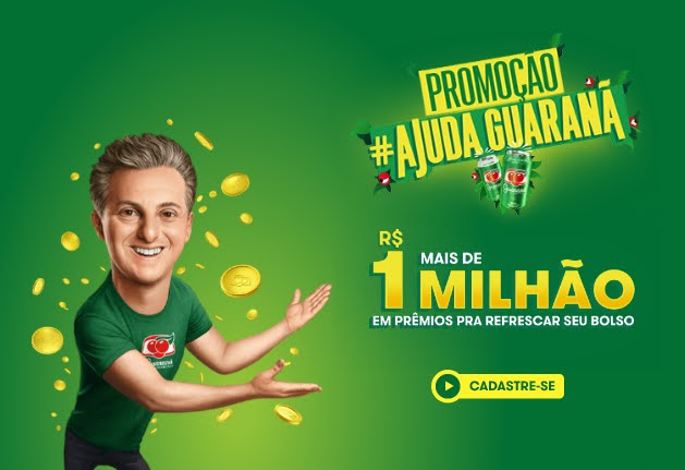 Promoção #AjudaGuaraná 1 Milhão em Prêmios