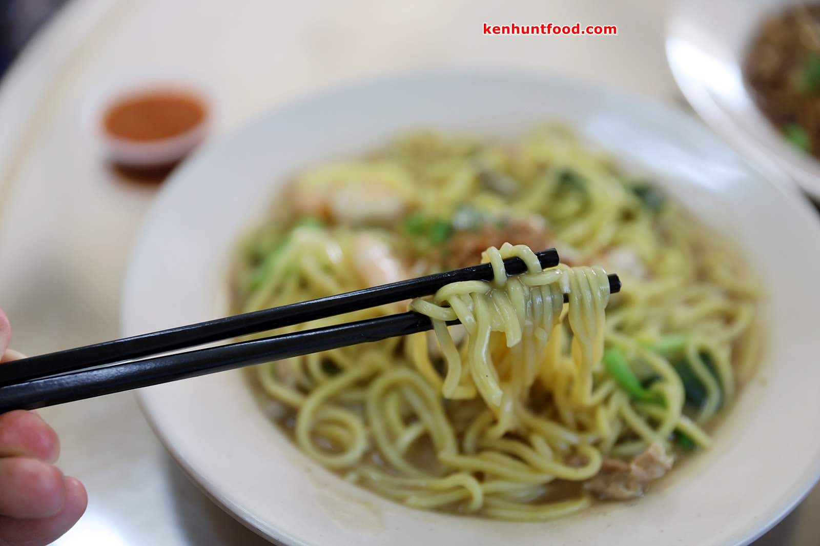 KEN HUNTS FOOD Sun Kee Oyster Mee 汕记蚝面 C.Y. Choy, Penang.