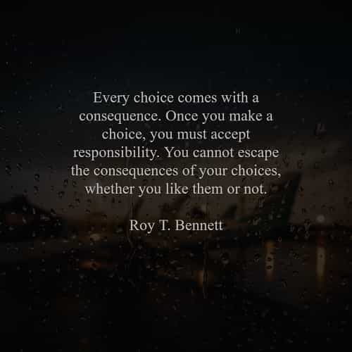 quotes about bad decisions and consequences