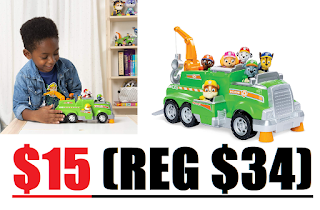 paw patrol rocky's team recycling truck