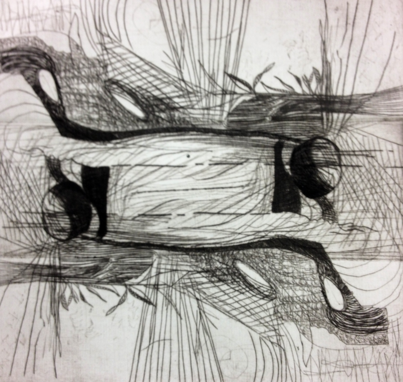 Artwork Simone Kennedy Prints (Drypoint Etching on Plexiglass)