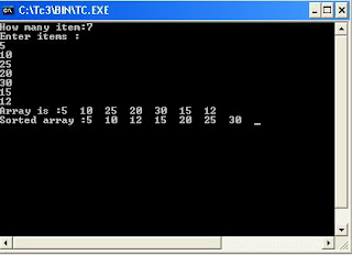 C and C++ Programming: Array Sorting Program with C and C++