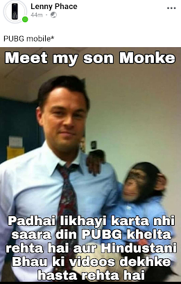 Leonardo DiCaprio Meet My Son Monkey/monke Memes