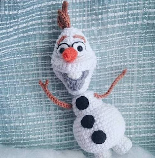 PATRON GRATIS OLAF | FROZEN AMIGURUMI 45491