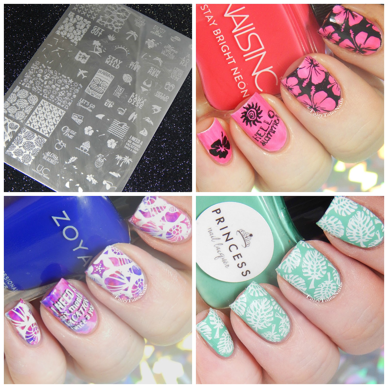 Uber Chic Stamping Plates for Nail Art - Collection 20
