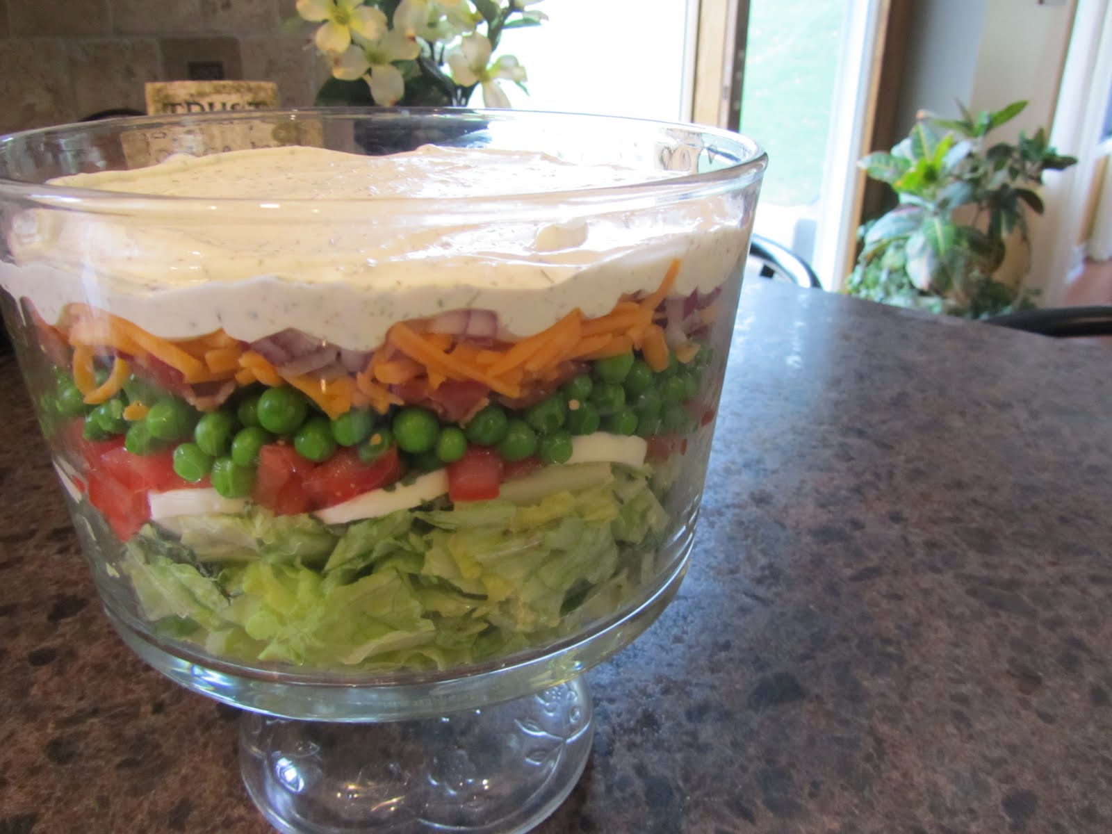 Pursuing Heart Layered Lettuce Salad