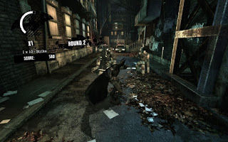 Batman Arkham Asylum - camera centered in battle