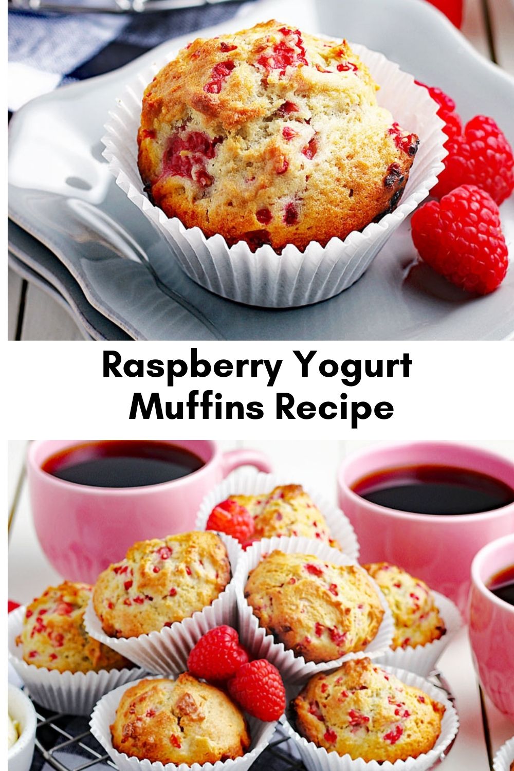 Raspberry Yogurt Muffins Recipe yanny bakes