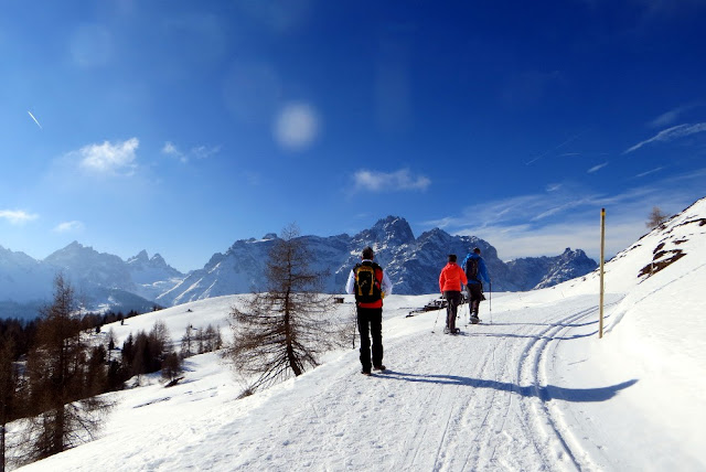 Passo Monte Croce a Malga Nemes e Klammbach in inverno