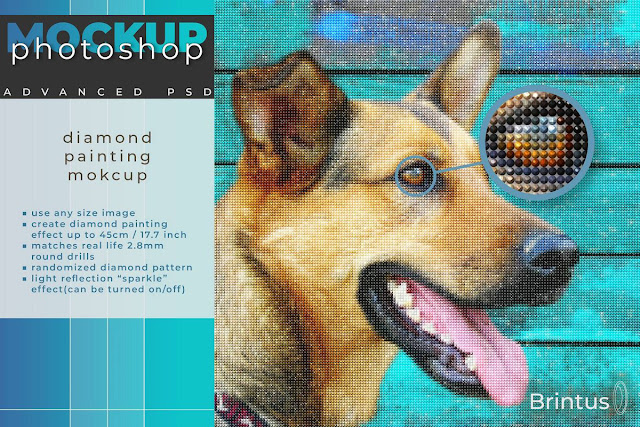 Round diamond painting mockup 4570344 5 Round diamond painting mockup 4570344