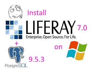 Install Liferay 7 with PostgreSQL 9.5 on windows 7 tutorial 