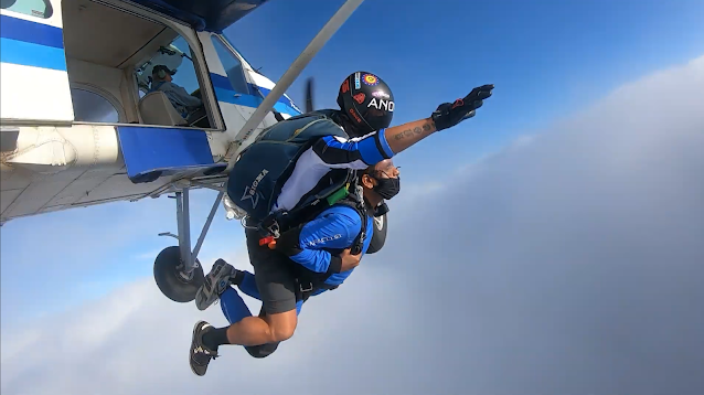 Jump from 4200 Meters above the Ground.