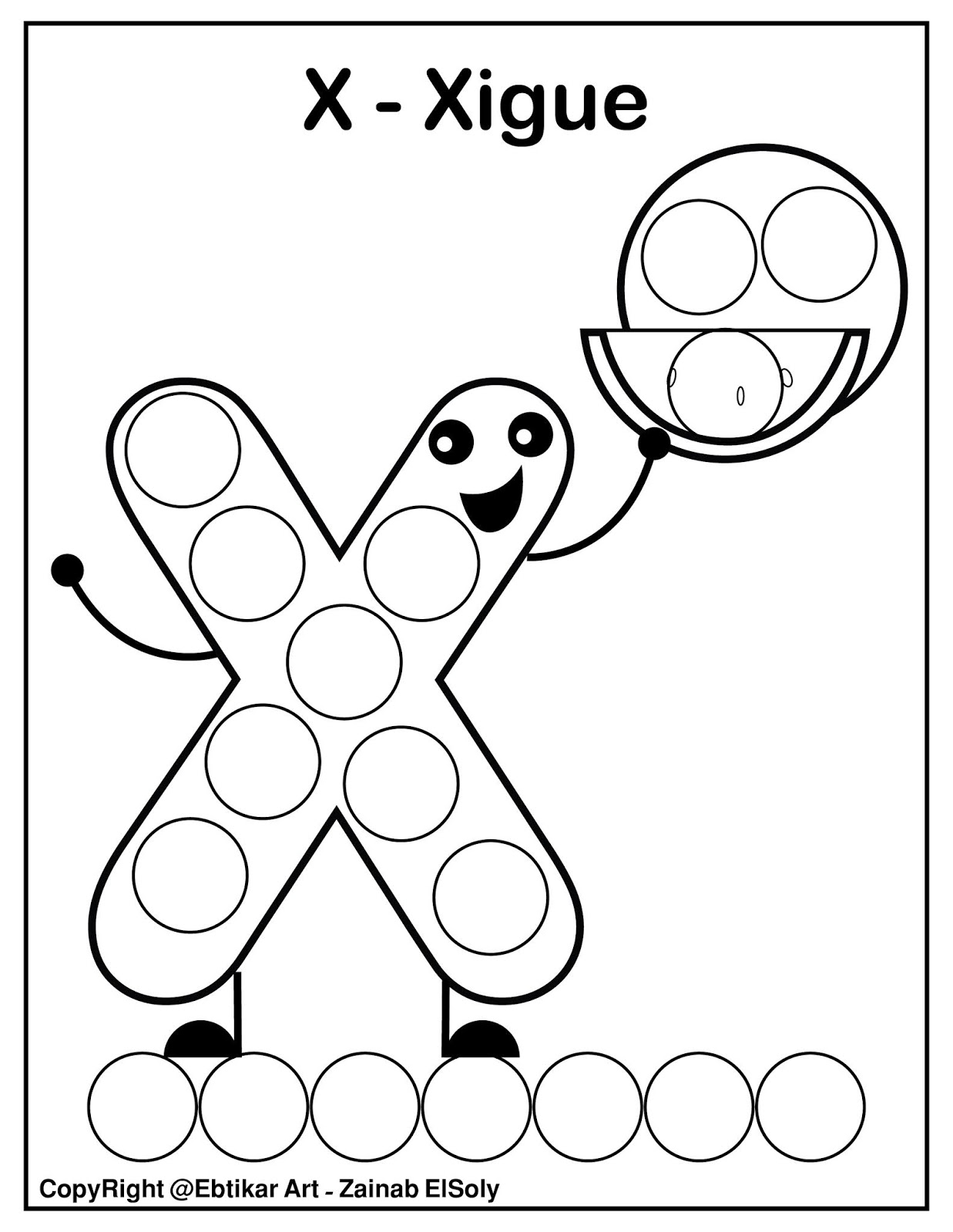 free-dot-marker-coloring-pages