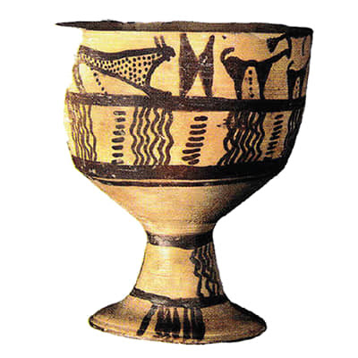 Old European culture A vessel from Tepe Hissar