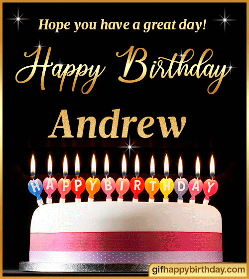 Happy birthday andrew funny gif