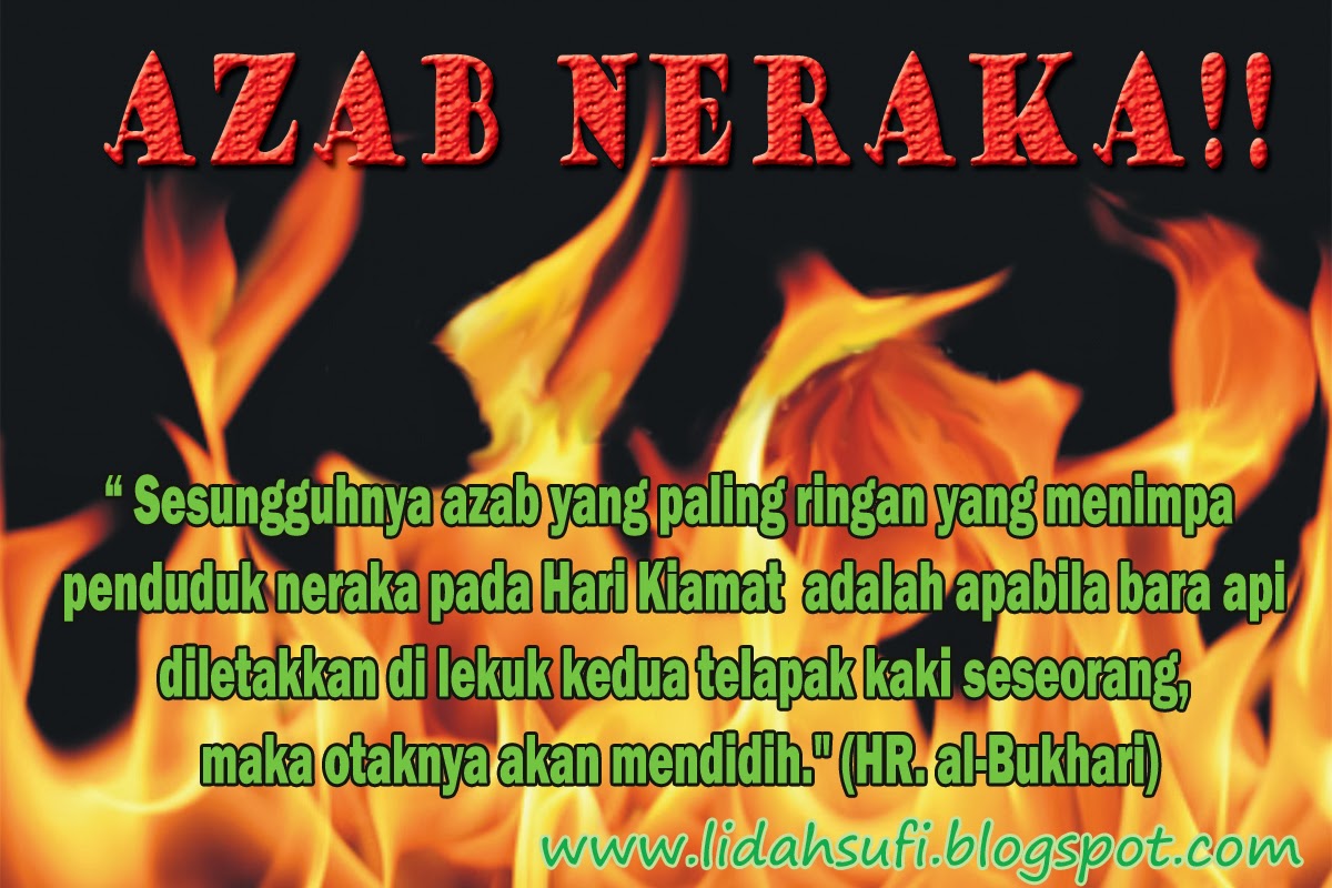 Ayo Berjilbab: ::: Siksa Paling Ringan di Akhirat