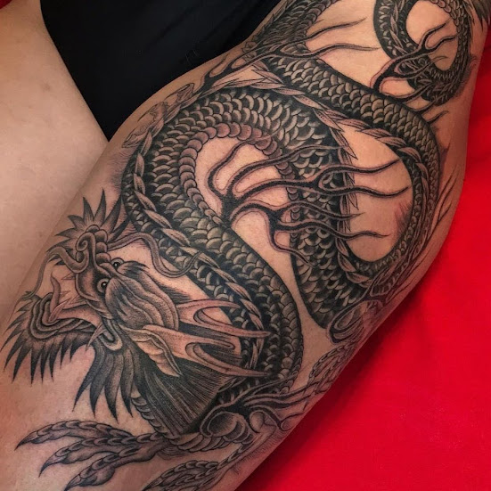 Dragon Tattoos For Legs