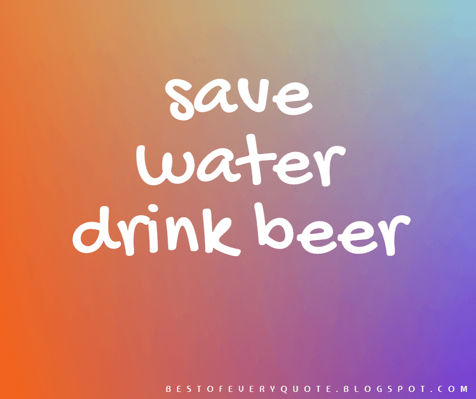 Funny quotes about water