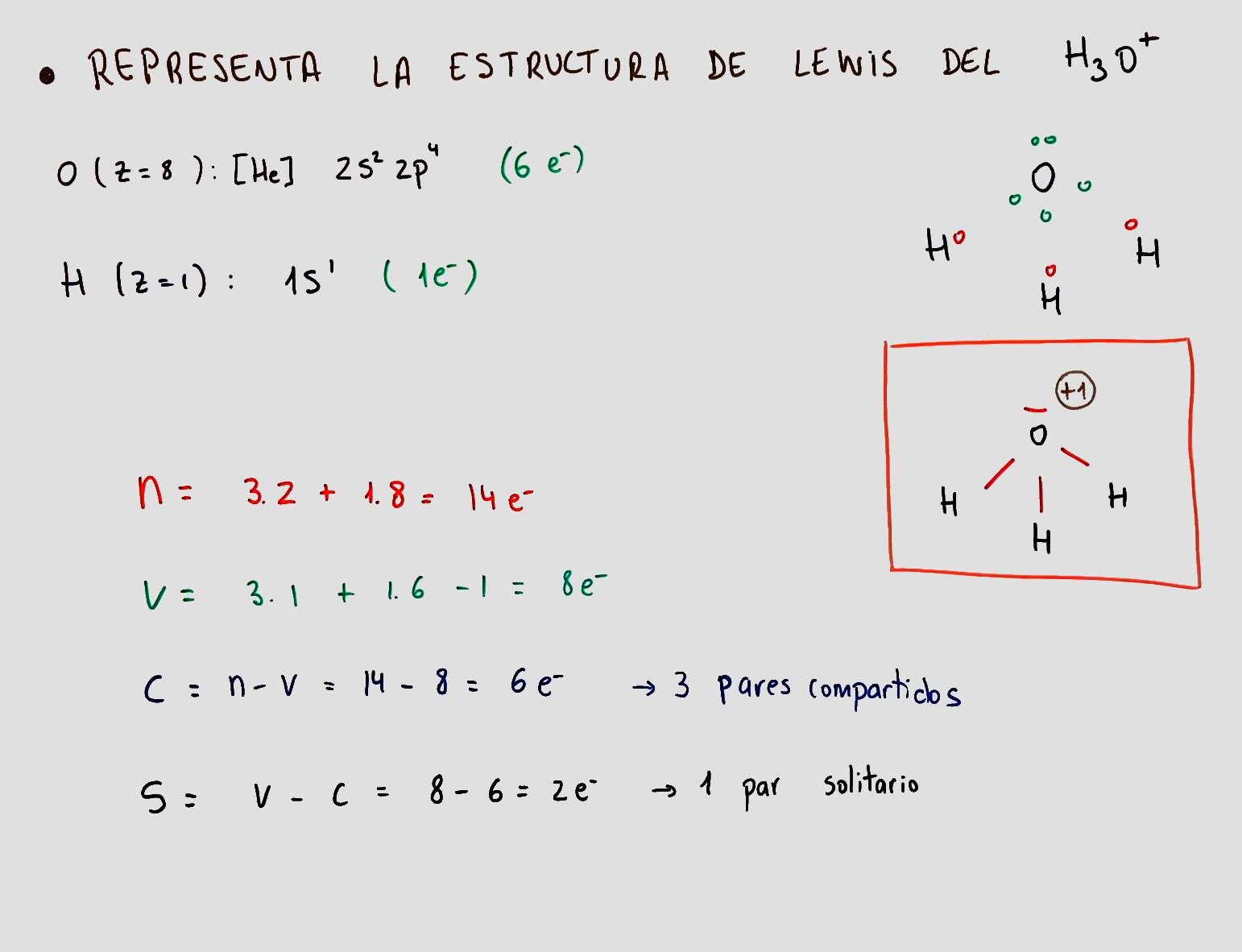 Física Química: Ejercicios resueltos de estructura Lewis iones