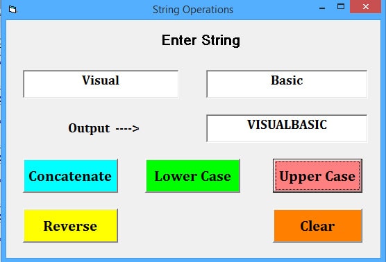 String functions in visual basic 6