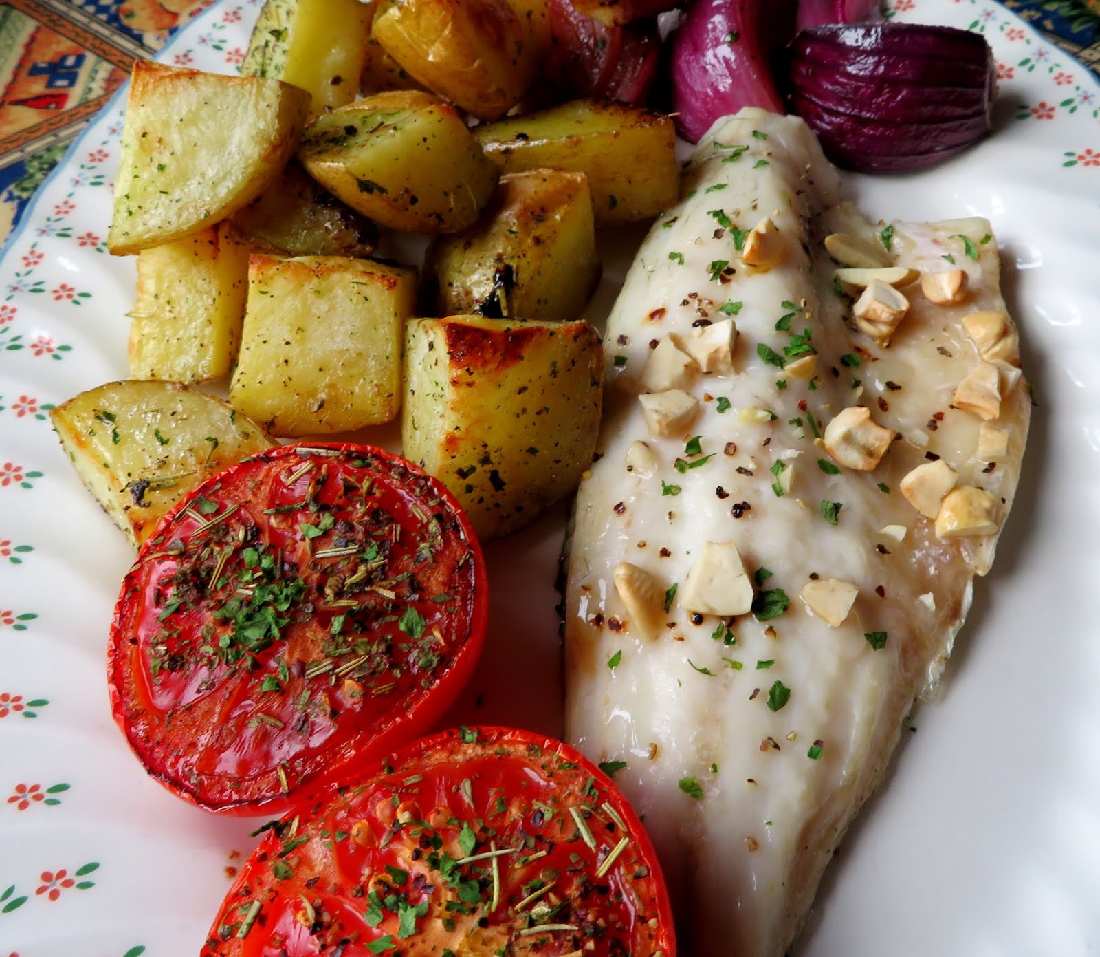 Sheet Pan Roasted Sea Bass Dinner for Two The English Kitchen