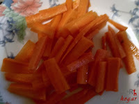Zanahoria en juliana
